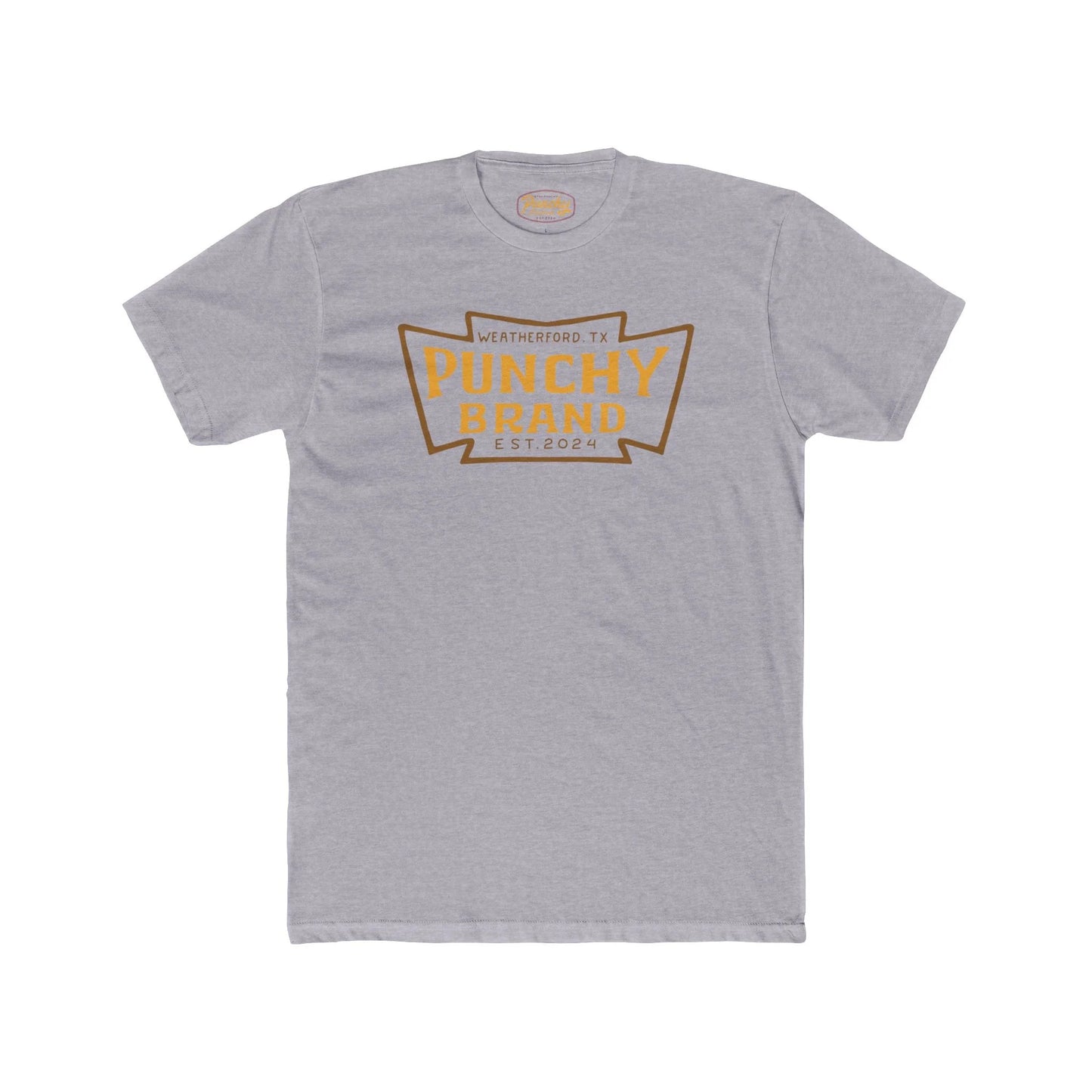 Punchy Brand™ Weatherford Tee – Heather Grey