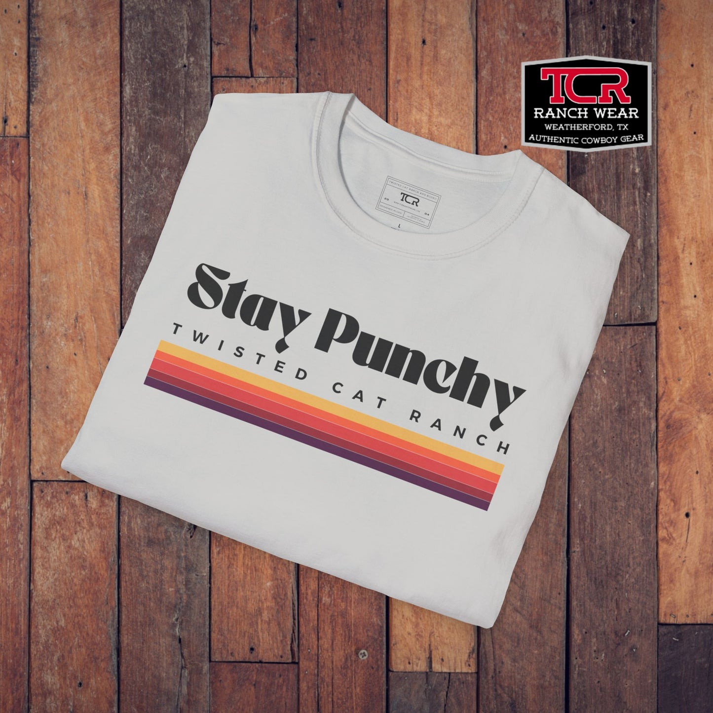 TCR Ranch Wear "Stay Punchy" Retro Tee