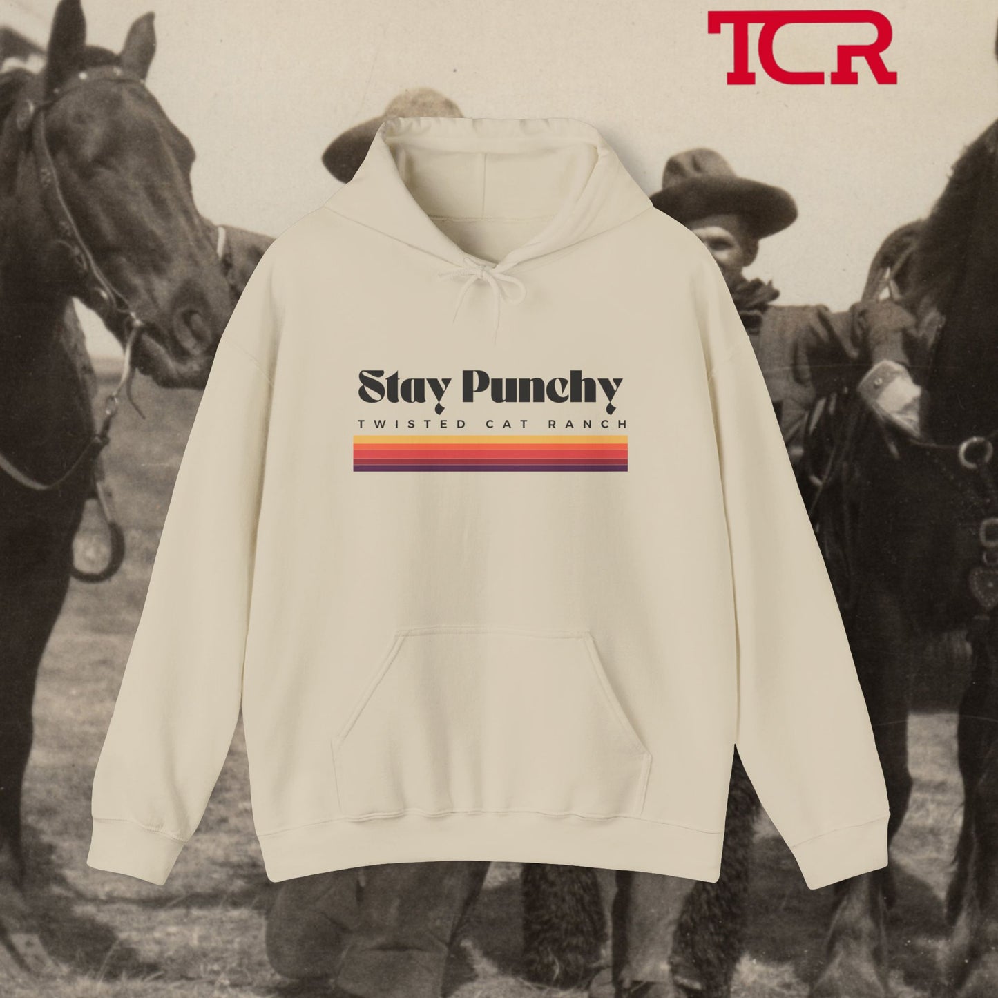 Stay Punchy Hoodie - Twisted Cat Ranch