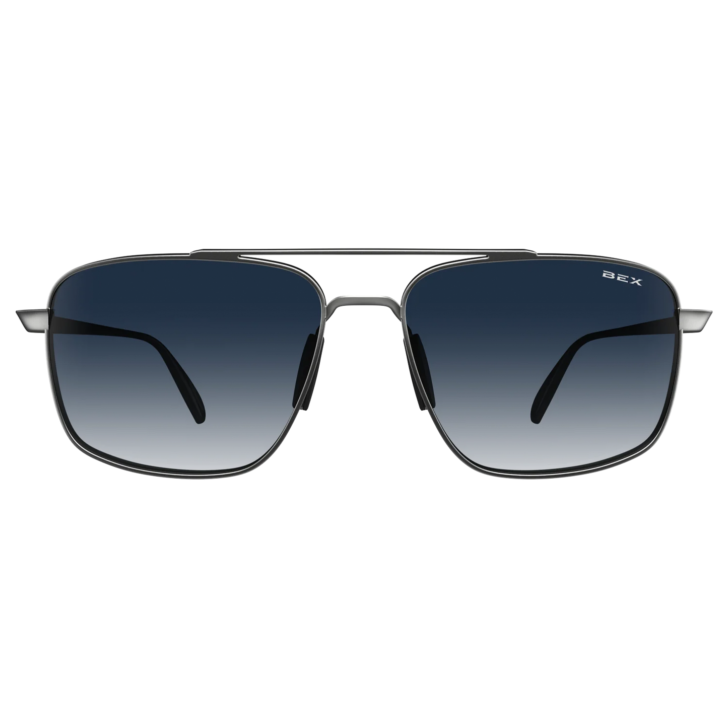 BEX Accel – Matte Silver / Sapphire