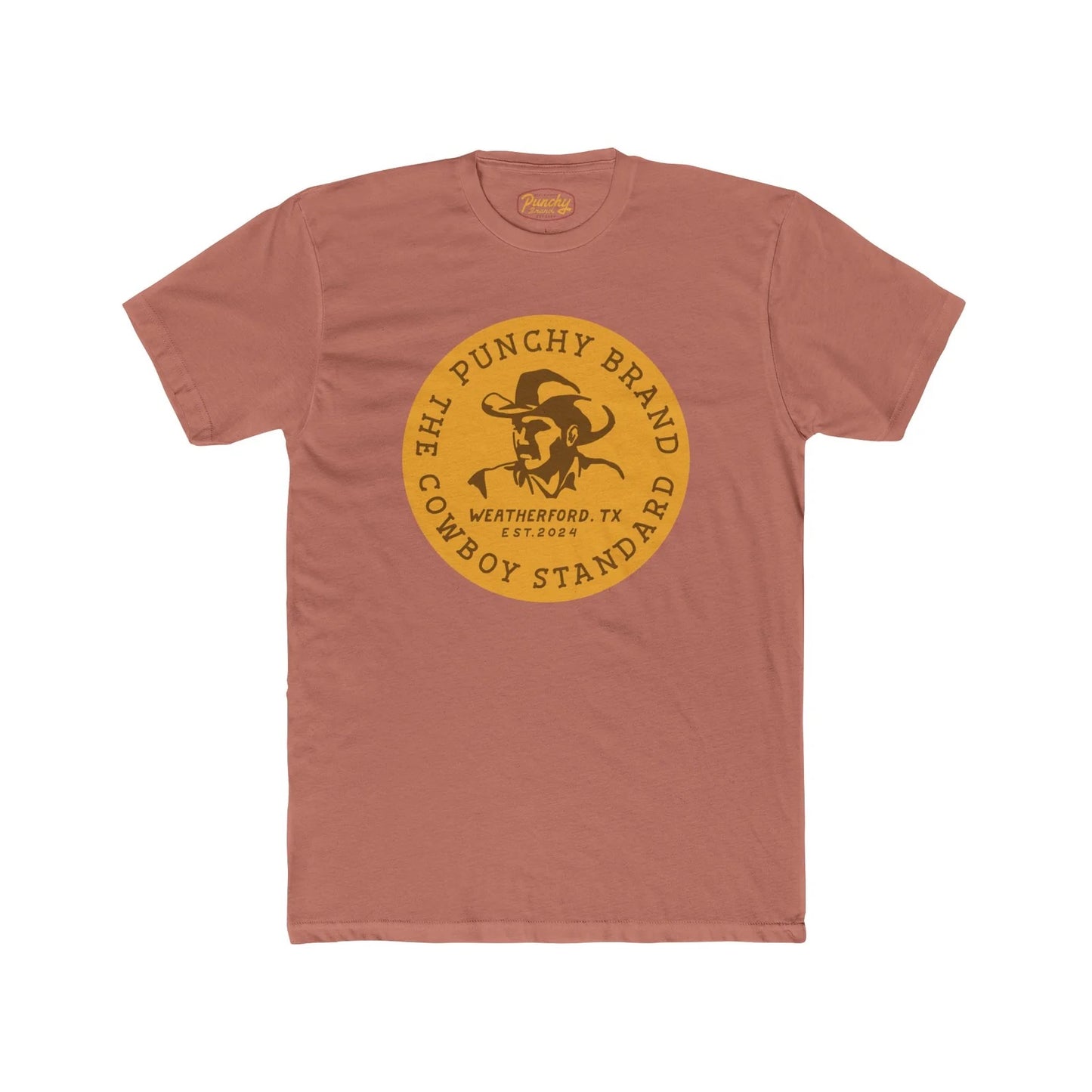 Cowboy Standard Seal Tee – Desert Pink