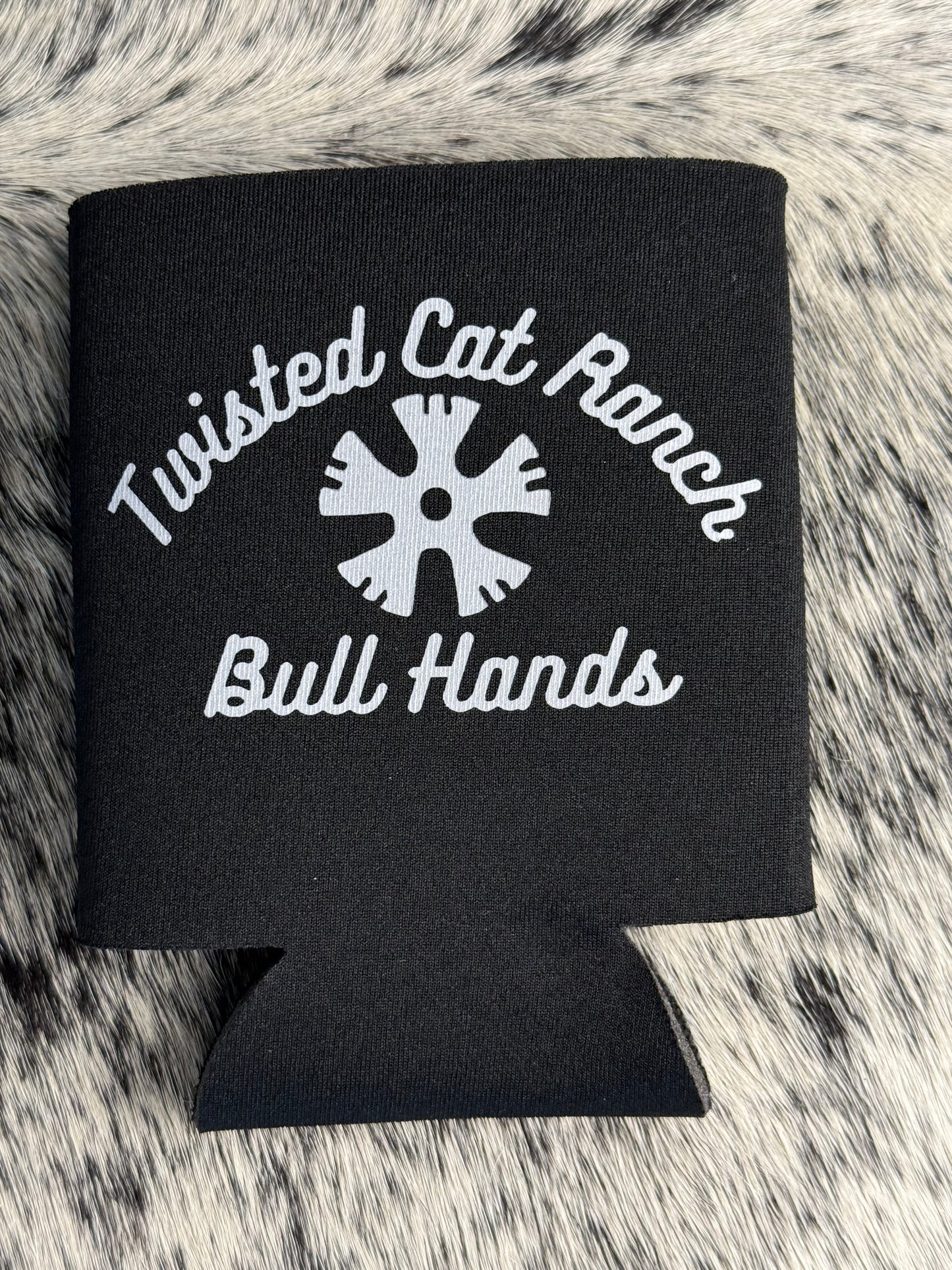Bull Hands Koozie