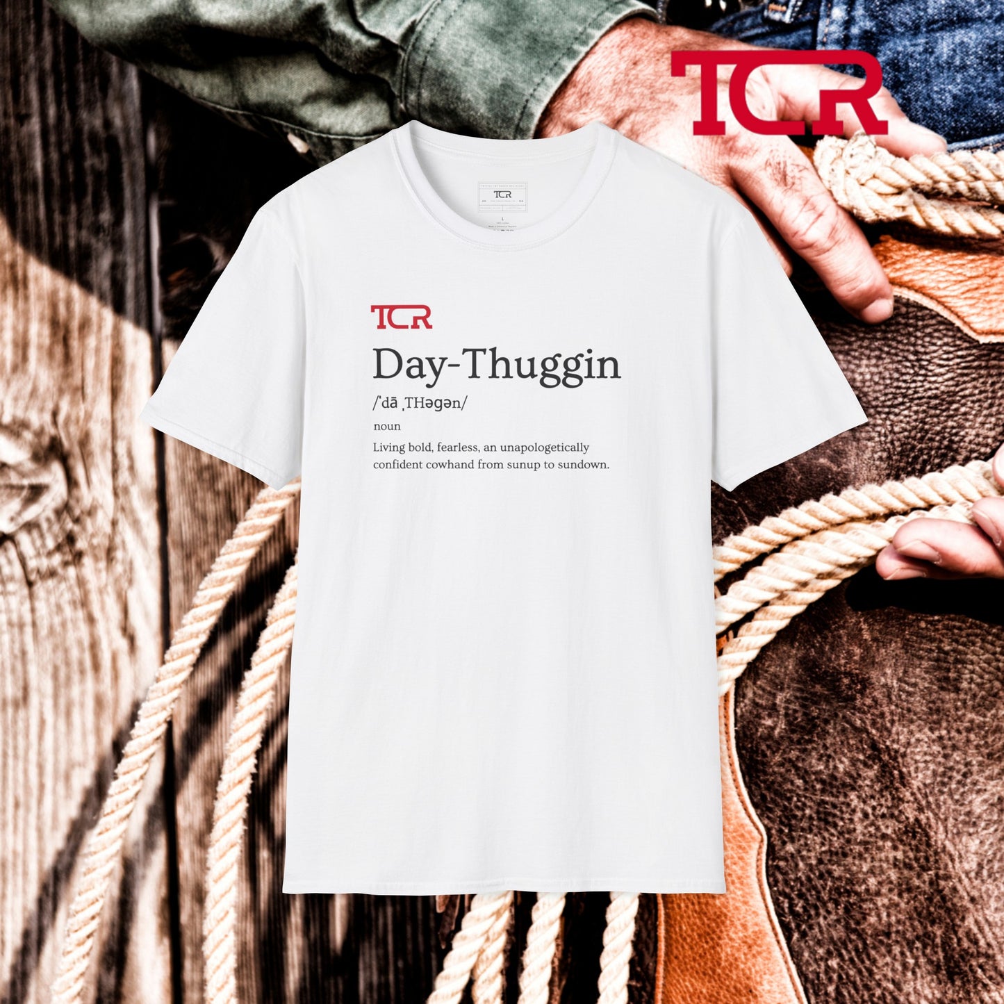 TCR Day Thuggin' Tee, White