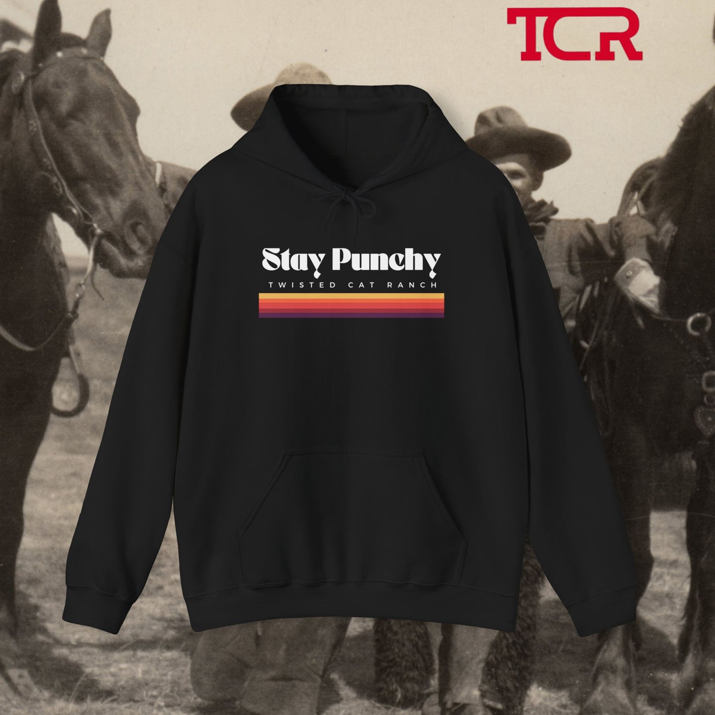 Stay Punchy Hoodie - Black