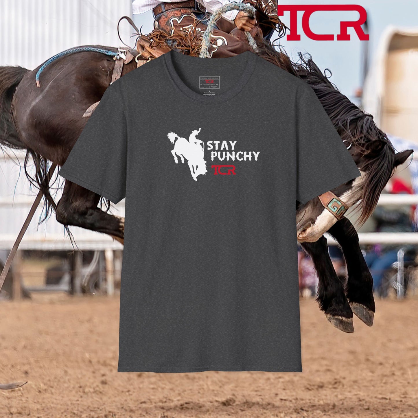 TCR Ranch Wear "Stay Punchy Bronc" Tee