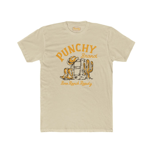 Born Ranch Ready Tee – Punchy Brand™ Cream
