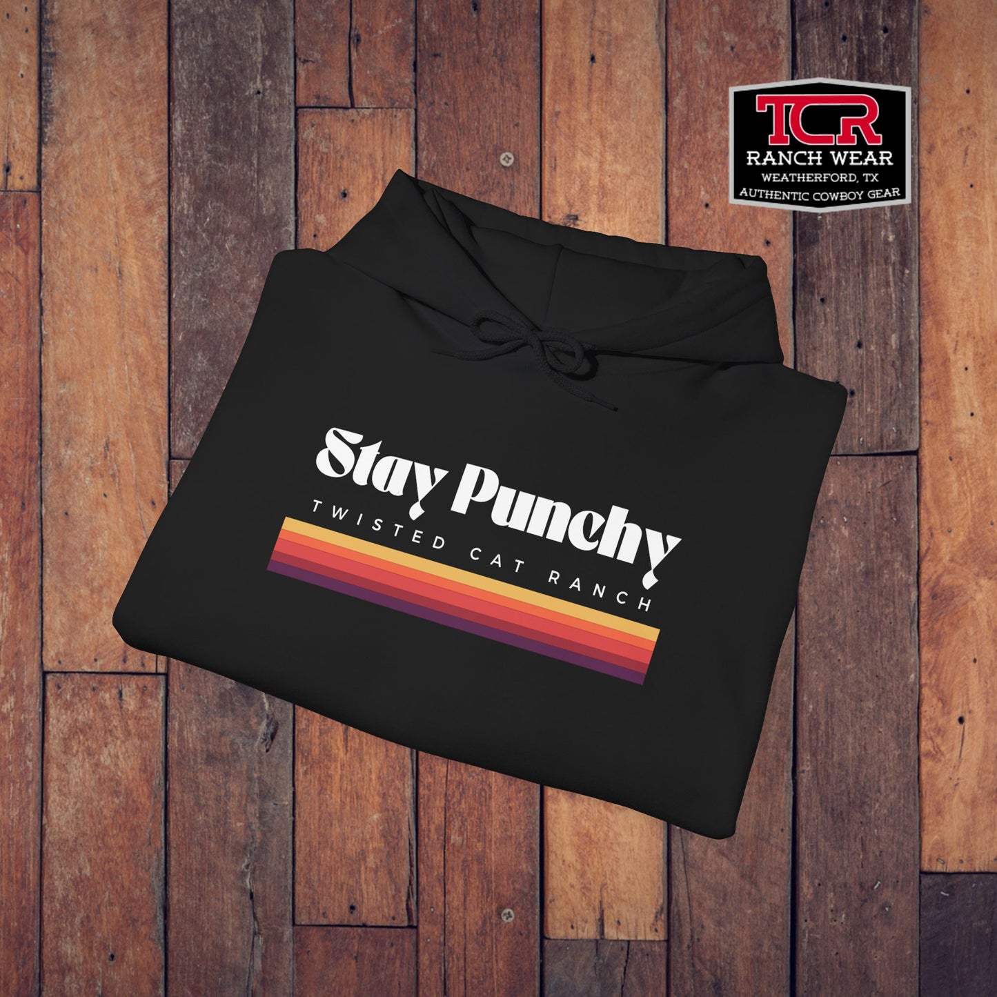 Stay Punchy Hoodie - Black