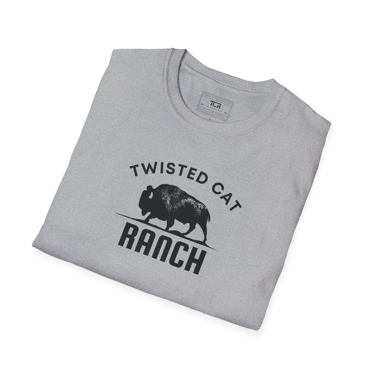 TCR Ranch Wear "Bison" Tee, Gray