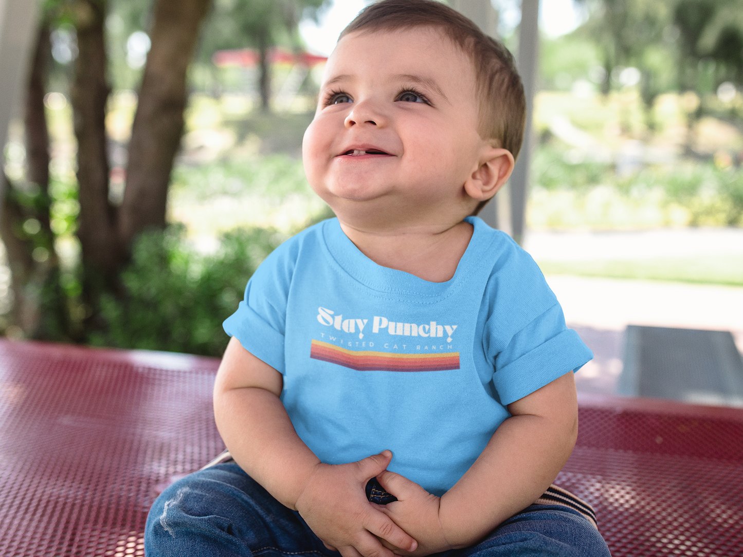 Stay Punchy Infant Tee – Twisted Cat Ranch