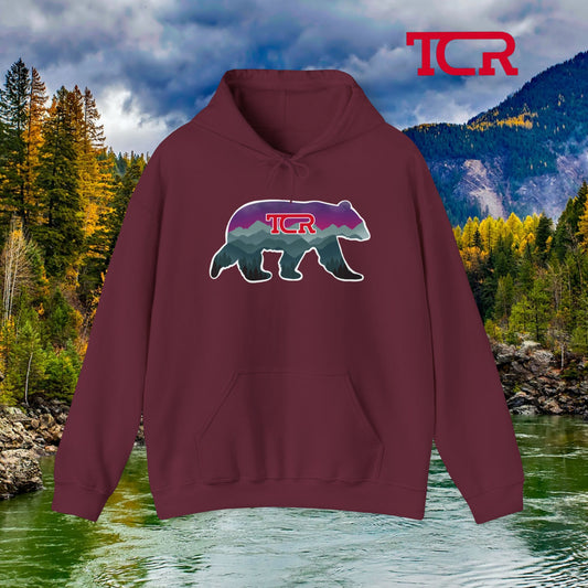 TCR High Country Bear Hoodie - Maroon