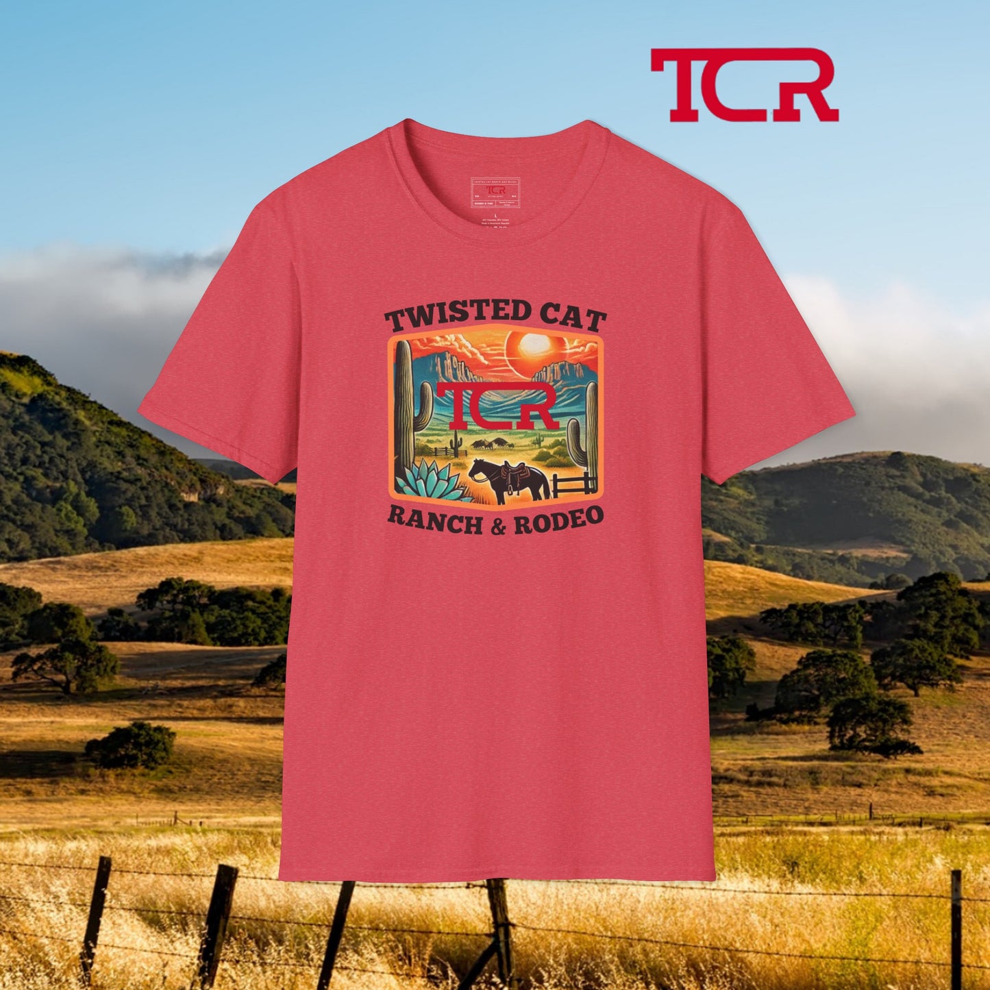 TCR Ranch & Rodeo Tee, Red