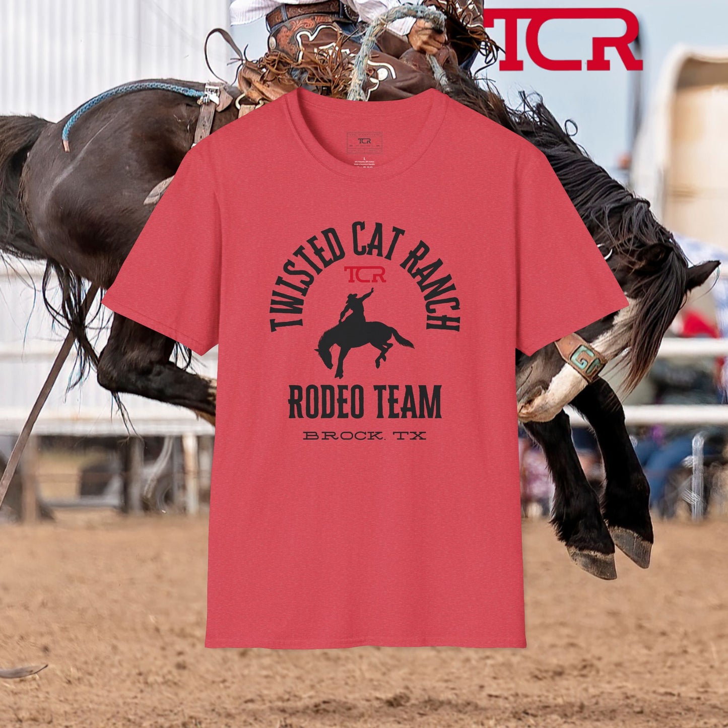 TCR Rodeo Team Tee, Red