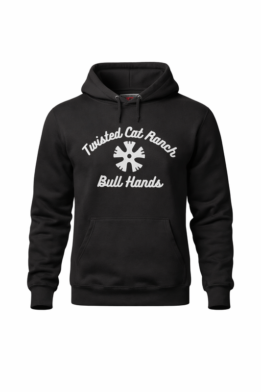 Bull Hands Hoodie – Twisted Cat Ranch Exclusive