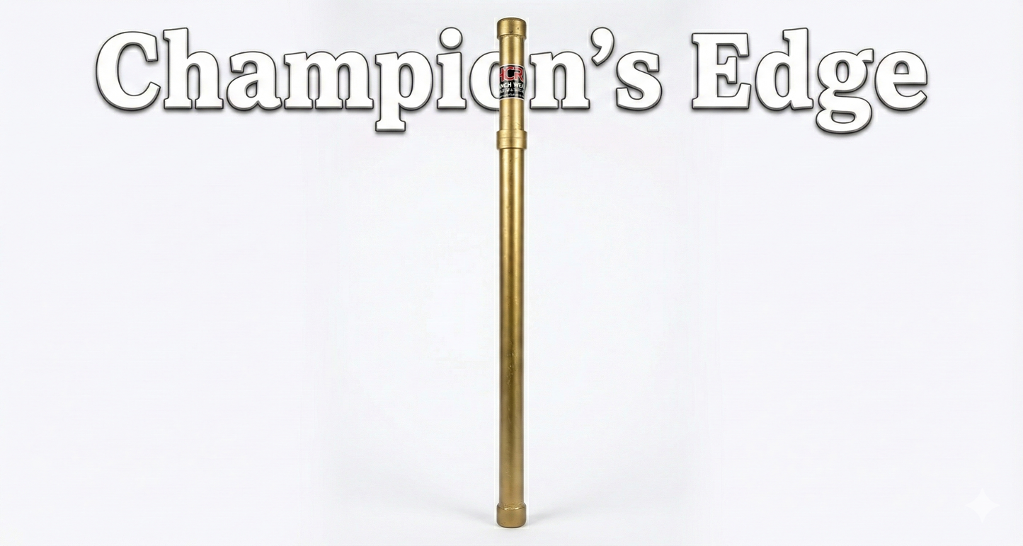 Champion’s Edge — Metallic Gold Goat String Tube