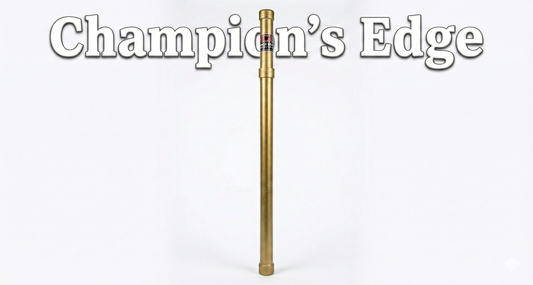 Champion’s Edge — Metallic Gold Goat String Tube