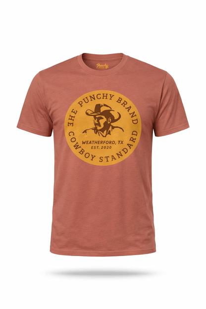 Cowboy Standard Seal Tee – Desert Pink