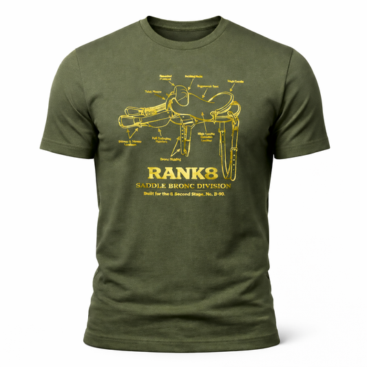 RANK8 – Saddle Bronc Division Tee