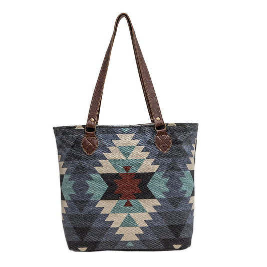 Myra Bag Western Leather Tote Bag for Women - Polos