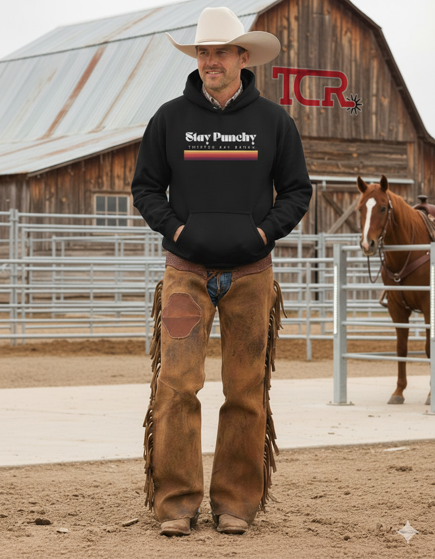 Stay Punchy Hoodie - Black