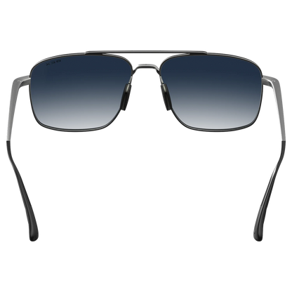 BEX Accel – Matte Silver / Sapphire