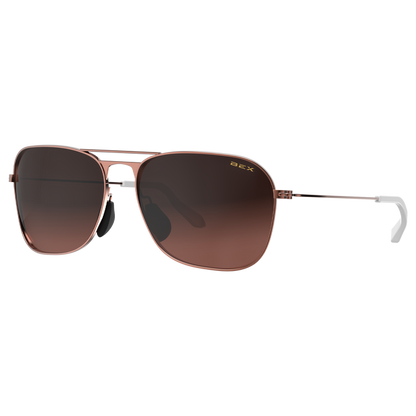 BEX Ranger Aviator Sunglasses – Rose Gold / Brown (RXBR)