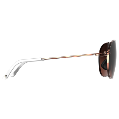 BEX Ranger Aviator Sunglasses – Rose Gold / Brown (RXBR)